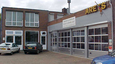 Het pand van Garage Arets aan de Hommerterweg in Hoensbroek